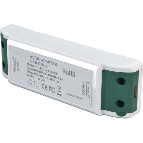 Trywise Led 48w Led-treiber Dc 12v 4a Adapter Konverter Led Trafo Treiber Stromversorgung Mit Konstanter Spannung
