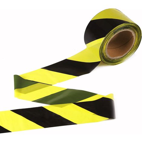 Signalisierungs-klebeband - 50 Mm X 30 M Pro Rolle - Für Bodenmarkierung/sicherheit - Schwarz/gelb Gestreift