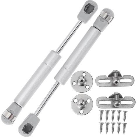 2er-pack Gasdruckfedern 150 Mm – Gasfedern 100n – Aus Silberfarbenem Kohlenstoffstahl – Für Werkzeugkästen – Deckel Von Aufbewahrungsboxen – Schranktürenabdeckung