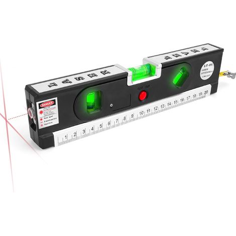 4-in-1-laserniveau, Multifunktionales Niveau, 3 Magnetische Lasermodi