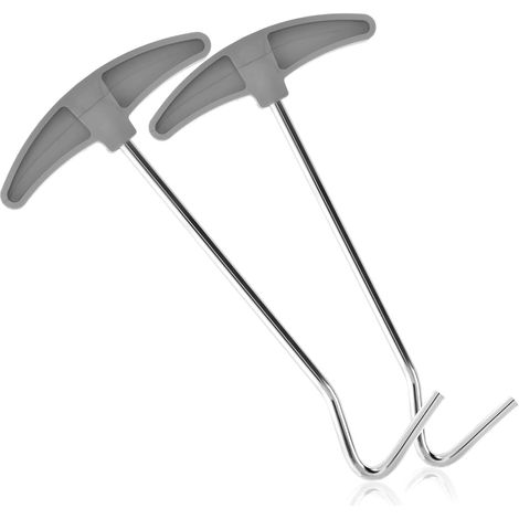 2-teiliger Heringauszieher, Zum Einfachen Entfernen Von Zeltheringen, Haken Und Pfählen, Campingzubehör Für Zelte