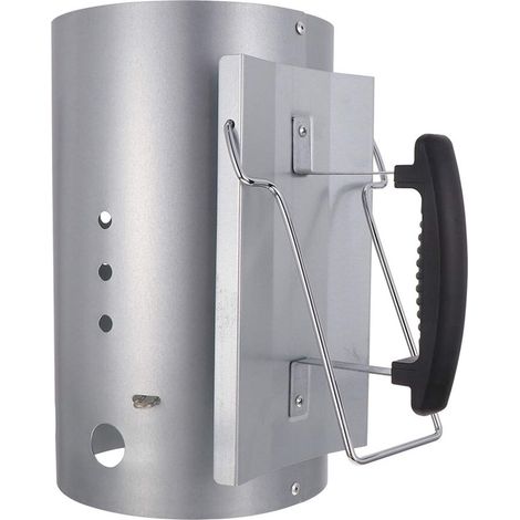 Anzündkamin, Rapidfire-starter – Kompakter Feueranzünder Mit Zwei Griffen, Für Holzkohlegrills Und Mehr, Anzündhilfe Für Holzkohle Und Grillbriketts