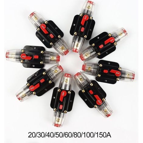 Automatische Sicherungsschutz Für Autos 12v - 24v Dc Mit Manuellem Reset-schalter 100a
