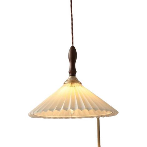 Vintage Industrielle Hängelampe Aus Transparentem Glas Mit E27-fassung Aus Messing/kupfer, Loft-deckenleuchte (ohne Leuchtmittel)