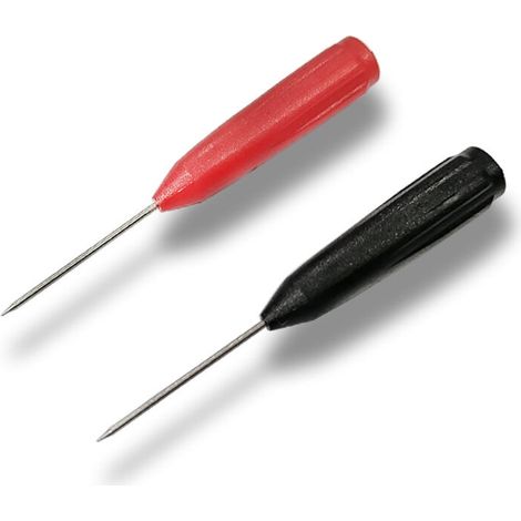 Berührungsspitze Für Multimeter, Universell, 2-mm-klinkenstecker, Extrafeine Durchdringnadel Aus Stahl, Verlängerung Für Messstift
