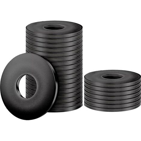 Rondelle Inox M8, 25 Stück Große Flache Edelstahlscheiben A2 V2a Schwarz Dichtungen O-ring-dichtung Für Schrauben Und Gewindebolzen