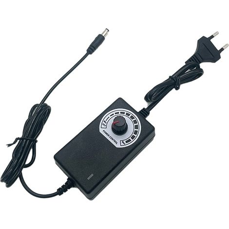 Einstellbare Stromversorgung Für Led-lüfter Und Motoren, Europäischer Dc-adapter Mit Geschwindigkeitsregelung