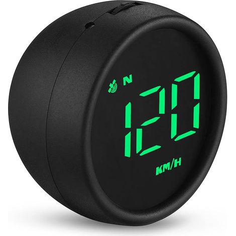 Universeller Digitaler Gps-tachometer, Geschwindigkeitswarnung, Kilometerzähler, Ermüdungsfahr-erinnerung Für Alle Fahrzeuge (schwarz)