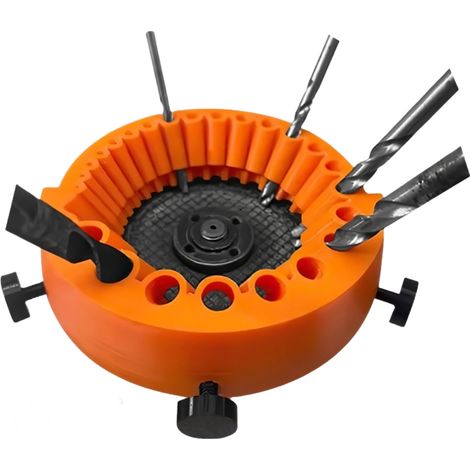 Orangener Bohrerschleifer, 13,714,7 Cm, 1 Stück, Elektrischer Schleifer Zum Schärfen Von Bohrern.