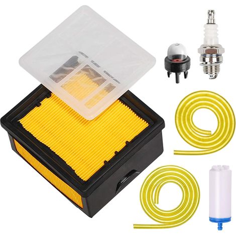 Luftfilter-set Mit Kraftstofffilter Und Zündkerzen-kit, Kompatibel Mit Husq-varna Betontrennschleifer Power Cutter K760 K 760 5254706-01 5743623-01 525470601 574362301 506264101