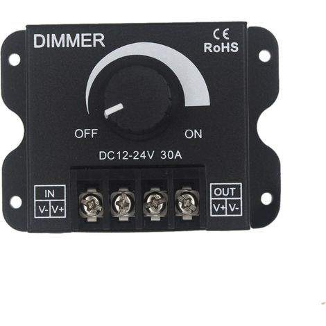 Led-dimmer-controller 12v 24v 30a Pwm Dimmer 360w Für Led-streifen Oder Led-beleuchtung