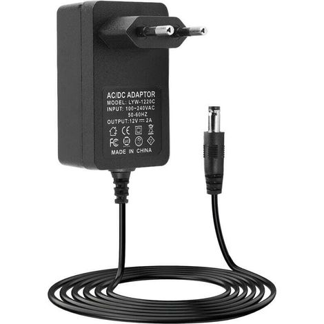 12v 2a 24w Universal-netzteil, Ac/dc-wandler 12v 24w Für Lautsprecher, Led-streifen, Router, Cctv-kameras Und Andere Elektronische Geräte, 12v 2a Stromversorgung 5,5mm X 2,5mm