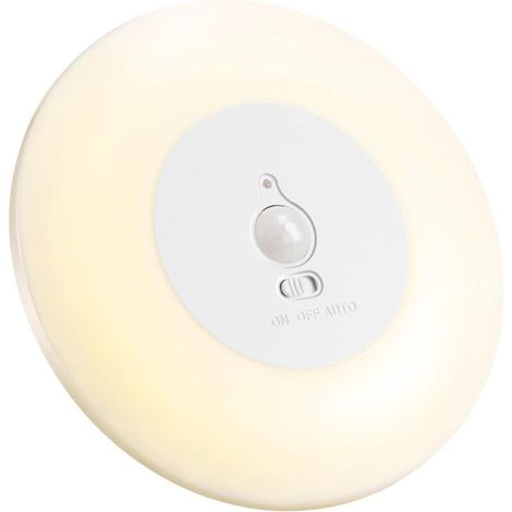 Led-deckenleuchte Mit Batteriebetriebenem Bewegungsmelder Für Den Innenbereich, Kabellose Deckenlampe 3000k Für Schränke, Kleiderschrank, Keller, Vorratskammer, Treppenhaus [energieklasse A+]