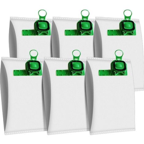Lntyq Set Aus 6 Vk140 Staubsaugerbeuteln Mit Hoher Effizienz Für Vorwerk Vk150 Fp140 Kobold Staubsauger, 27,5 X 11,5 Cm