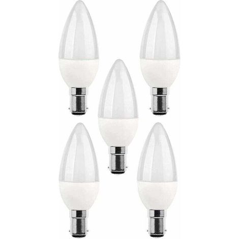 5er-pack Led-lampen B15 5w 220v 270 Lm 3000k Bajonettsockel Energieklasse A+