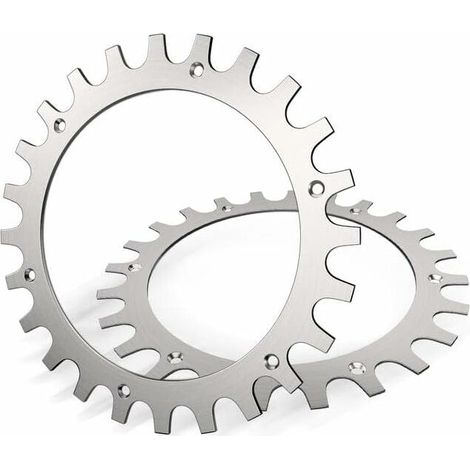 Hochwertige Edelstahl-stollen Für Worx Landroid Rasenmäher, Modell S/m, 2 Mm Dicke, Verbesserte Traktion - Entgratet Und Poliert - Raddurchmesser: 205 Mm