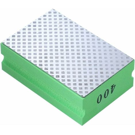 Diamant-handschleifblock, Diamant-handpolierpads Zum Polieren Von Stein, Glas Und Fliesen, 400er Körnung - Liaiki