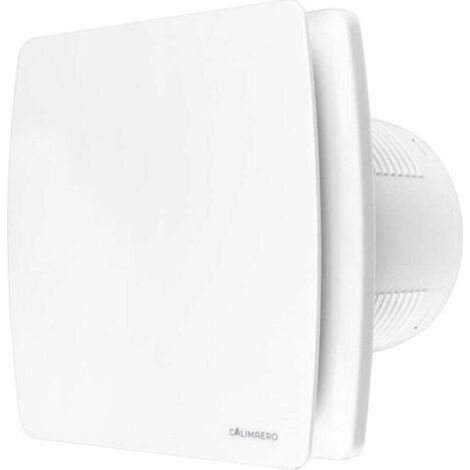 Badezimmer-abluftventilator 100 Mm – Leiser Ventilator Mit Feuchtigkeitssensor – Rückschlagklappe – Luftstrom 95 M³/h