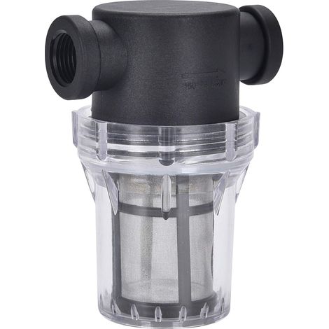 Zubehör Für Hochdruckreiniger, Wasserfilter, G1/2-gewindefilter, Deckel Aus Pa66-nylon, Schale Aus Pc, Sieb Aus Edelstahl 304 (wasserfilter Weiblich 80)