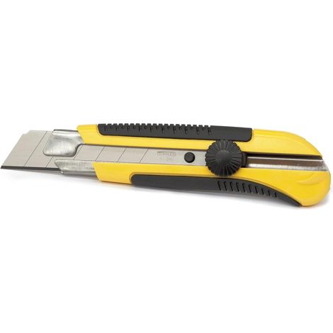 Professioneller Einziehbarer Cutter Mit Rutschfestem Griff Und 25-mm-klinge, Robuster Universeller Präzisionscutter, Ergonomischer Cutter, Klingensicherungssystem (modell 170)