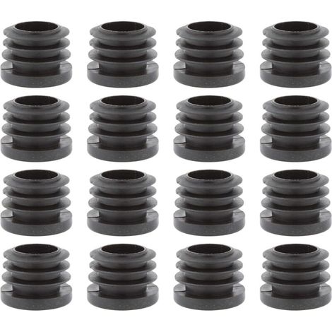 Satz Von 16 Runden Lamellenstopfen - Schutzkappen Aus Kunststoff - Endstopfen (durchmesser 16 Mm, Rund)