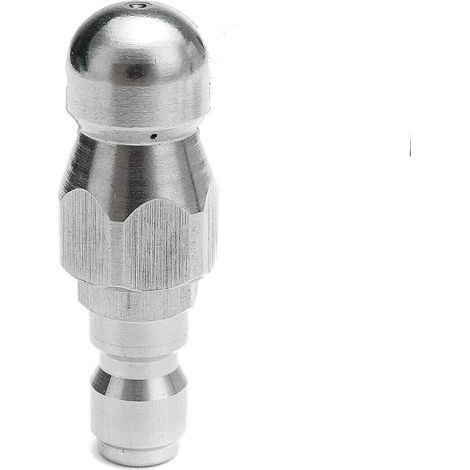 Drehbare Reinigungsdüse Für Hochdruckreiniger Zur Kanalreinigung, Silber