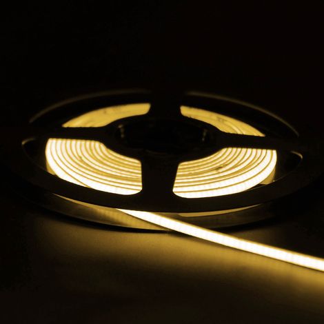 Cob Led-streifen, 12v Warmweiß Led-streifen – 5m