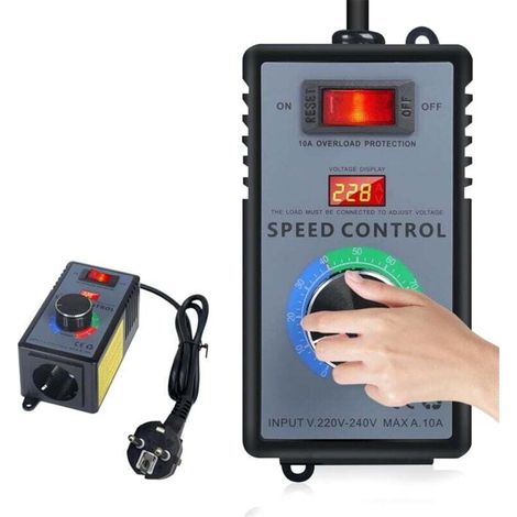 Drehzahlregler Für Ac-motor 230v, Frequenzumrichter 4000w 10a Mit Eu-stecker
