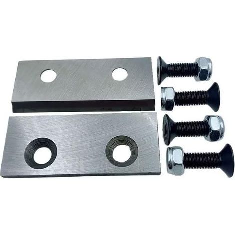 Jwn Satz Mit 2 Scharfen Klingen Und 4 M8 Muttern Für Holzschredder
