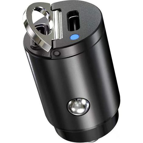 Doppel-usb-typ-c-pd-schwarz-30w-schnellladegerät-auto-ladeadapter