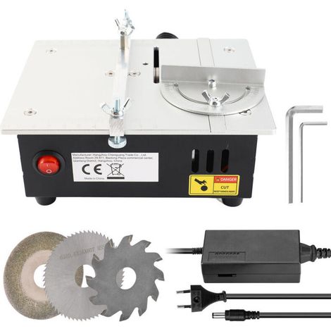 Multifunktionale Mini-kreissäge, Elektrische Tischsäge, Kleines Haushalts-schneidwerkzeug, Holzdrehbank