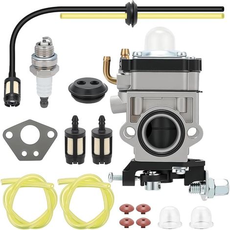 Vergaser-kit Für Rasenmäher, 15-teiliges Set Mit Vergaser, Zündkerzen, Kraftstoffschläuchen, Kraftstofffilter Usw. (15 Teile)