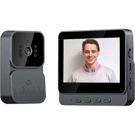 Video-gegensprechanlage Mit 4,3-zoll-ips-bildschirm, Zweiseitigem Audio Und Nachtsicht