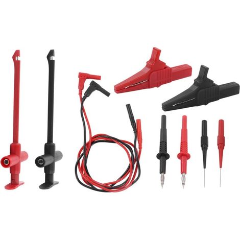 Multimeter-testleitungsset, Krokodilklemmen, Bananenstecker-sonden Für Die Elektronikreparatur Jt8001-1