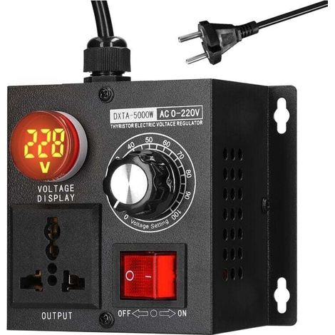 Ac 220v 5000w Einstellbarer Spannungsregler Motor-drehzahlregler Lüftersteuerung