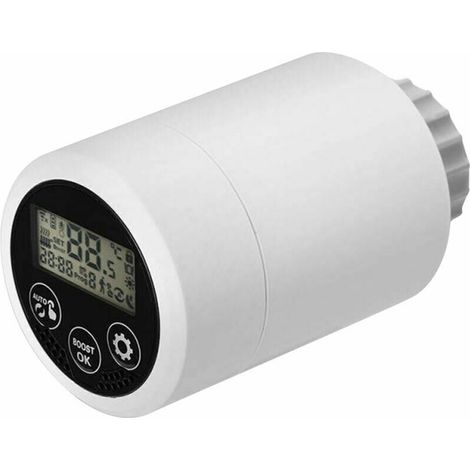 Thermostatkopf, Tuya Zigbee Thermostat, Mikrozylinder Für Heizkörper, Programmierbarer Intelligenter Thermostat, Sprachsteuerung Für Intelligente Heizkörper, Rsh-rv06 Muss Mit Dem Zigbee-gateway Verwe