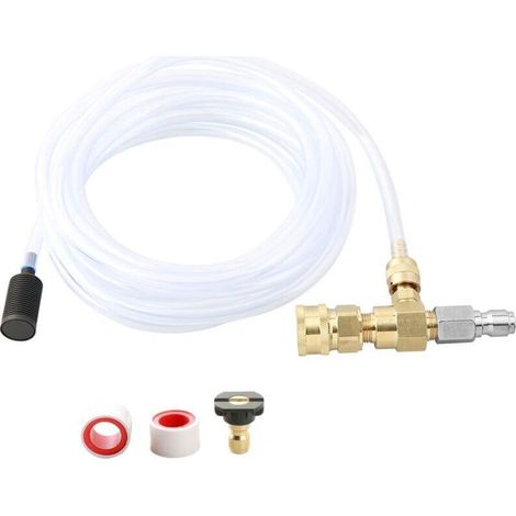 Verstellbarer Chemikalieninjektor Für Hochdruckreiniger, Seifeninjektor, 3/8", Verstellbarer Seifenspender 4000 Psi