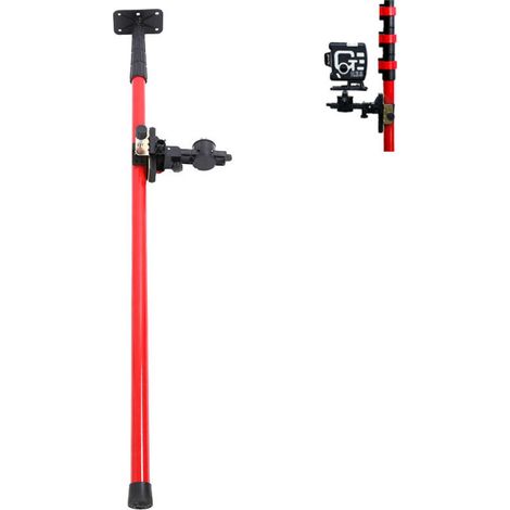 Teleskopstange Für Laserniveau 120-400 Cm – Erosionsbeständiger Legierter Stahl – Multifunktionaler Stabilisator – Inklusive Transporttasche