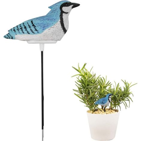 Feuchtigkeitsmesser Mini Intelligenter Bodenfeuchtigkeitsdetektor Geeignet Für Topfblumen Und Pflanzen, Vogelform 90180mm - Blau