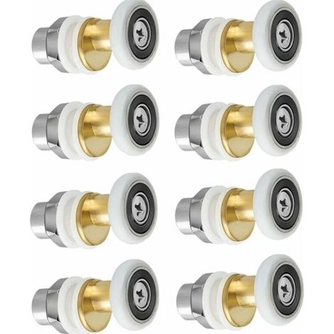Duschtür - Rollenlager Rad Für Duschtür Schiebetür Rollen Ersatzrad Für Rolle 8 Stück 23mm