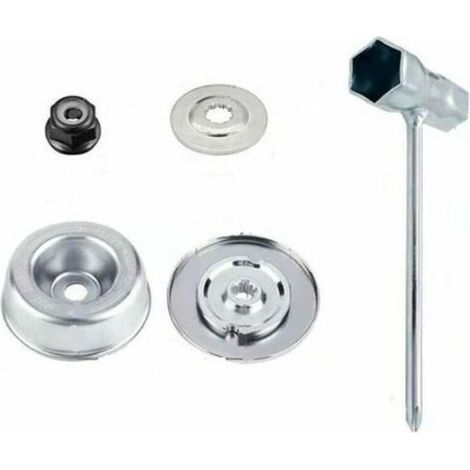 4er-set Ersatzteile Und Zubehör Für Stihl Fs55 Fs56 Fs120 Fs130 Fs130r Fs200 Fs200r Fs250 Freischneider, Hochwertige Metallklinge Für Stihl Motorsense, Befestigungskit Zum Austausch
