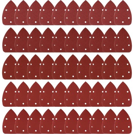 50 Stück Schleifpapier Für Mausdetails, Schleifpads, Körnungen 40/80/120/180/240