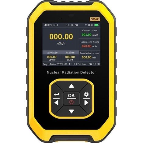 Tragbarer Geigerzähler Mit Lcd-digitalanzeige, Detektor Für Nukleare Strahlung, Dosimeter Für Beta- Und Gammastrahlung, Tester