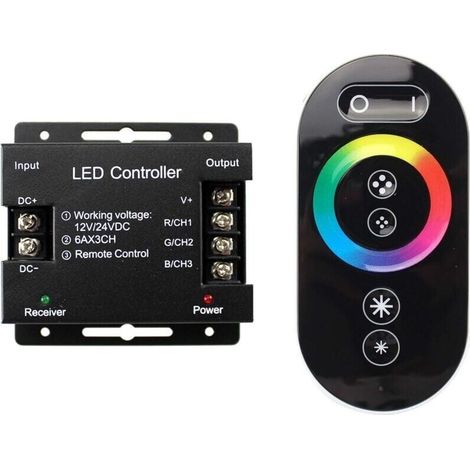 Led Rgb Touch-dimmer 12 V - 24 V - Schalter Für Intensitätsregler Für Led-lichtstreifen-liaiki