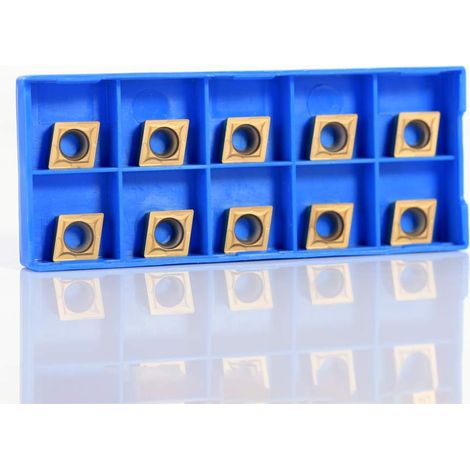 10 Stück Hartmetall-wendeplatten Ccmt09t304 Ccmt32.5 Drehmeißel-einsätze Cnc-hartmetall-einsätze Schneidplatte Für Metallbearbeitung