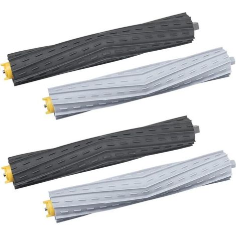 2 Gummibürsten Für Irobot 800er & 900er Serie Saugroboter, Ersatz-walzenbürste Für Roomba 850 860 861 866 870 880 890 960 980