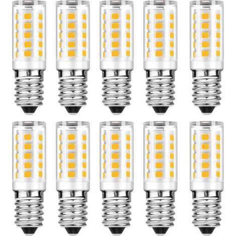 10er Pack Led-glühbirnen E14 - Warmweiß 3000k - 5w Entspricht 50w Glühlampe - 500lm Nicht Dimmbar