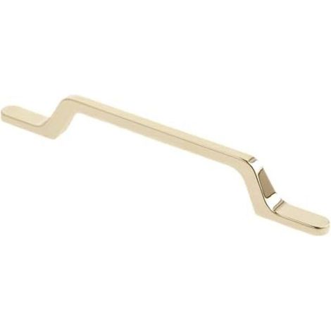 Möbelgriff - Möbelgriffe - Lochabstand 128 Mm - Zamak - Messing