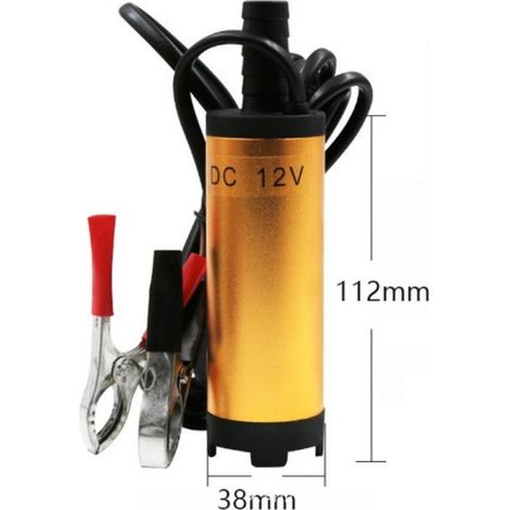 Elektrische 12v Dc-tauchpumpe, Edelstahl-tauchpumpen Für Wasser, Öl, Kerosin, 12 L/min, Betankungswerkzeug