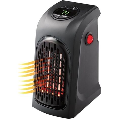 Kabellose Zusatzheizung - Einstellbares Thermostat - Beheizt Einen Raum In Wenigen Minuten - 400w Qersta
